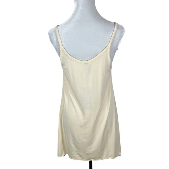 San Francisco City Lights Gypsy Girl Lace Cami Tank Top Cream/Tan Size Large NEW - Picture 3 of 7